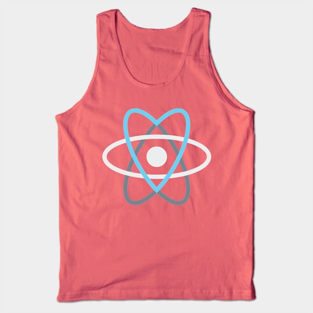 React.js Heart Logo Tank Top by hipstuff